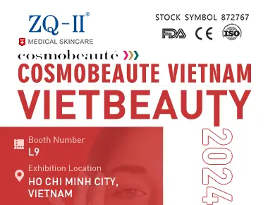 The Vietbeauty x Cosmobeauté Vietnam 2024: ZQ-II کی طبی جلد کی دیکھ بھال کی جھلکیاں
